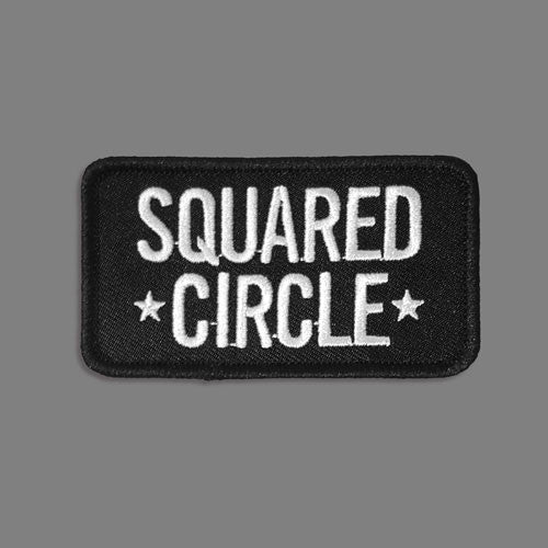 Squared Circle Text Patch